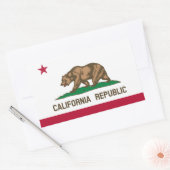 California Flag Sticker (Envelop)