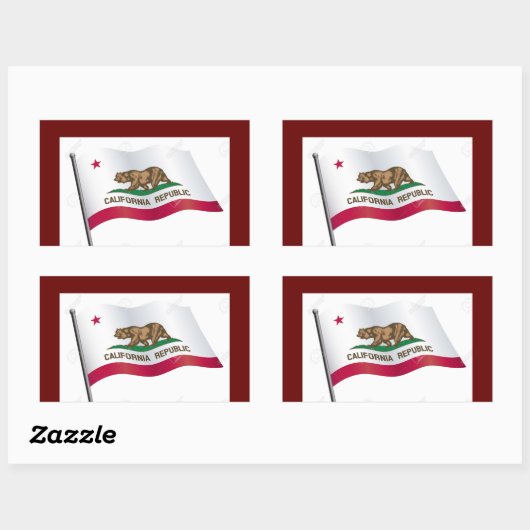 California Flag Sticker (Vel)