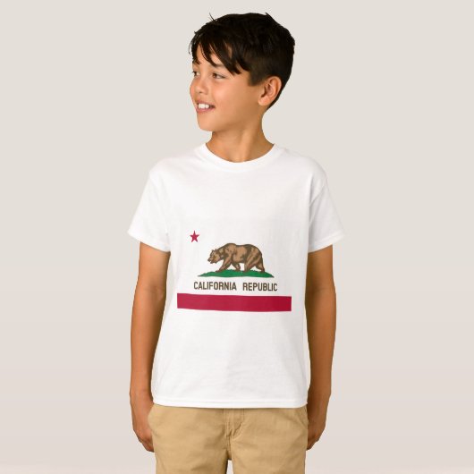 CALIFORNIA FLAG T-SHIRT (Voorkant volledig)