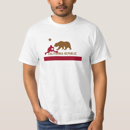 California Flag T-Shirt - Rollerblade (Voorkant)