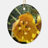 California Flannel Struik Keramisch Ornament (Links)