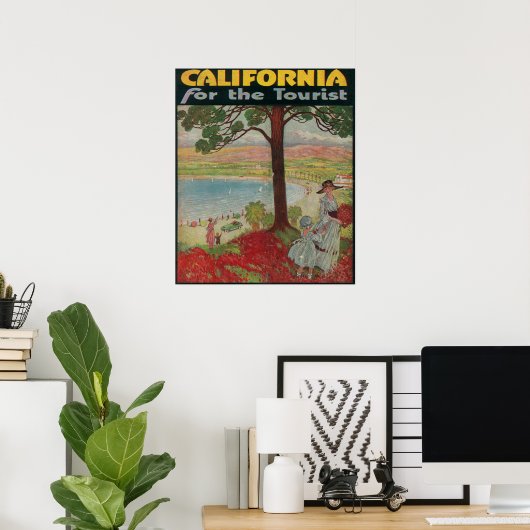 California for the Tourist Poster (Thuiskantoor)