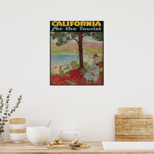 California for the Tourist Poster (Keuken)