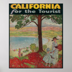 California for the Tourist Poster