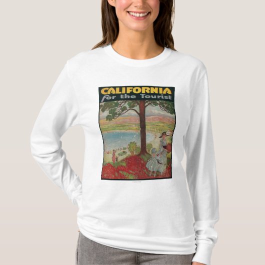 California for the Tourist Poster T-shirt (Voorkant)