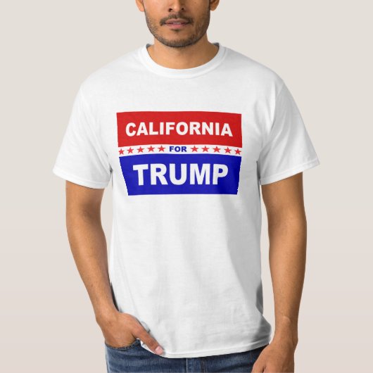 California for Trump T-shirt (Voorkant)