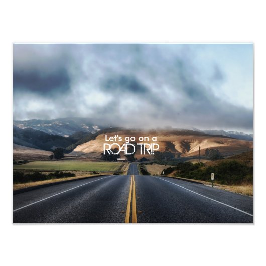 CALIFORNIA FOTO AFDRUK (Voorkant)