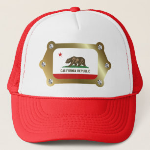 California Framed Flag Pet
