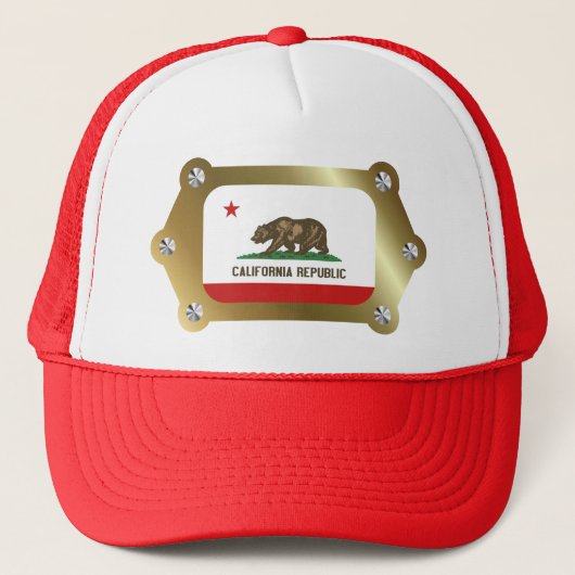 California Framed Flag Pet (Voorkant)