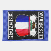 California French American Theedoek (Horizontaal)