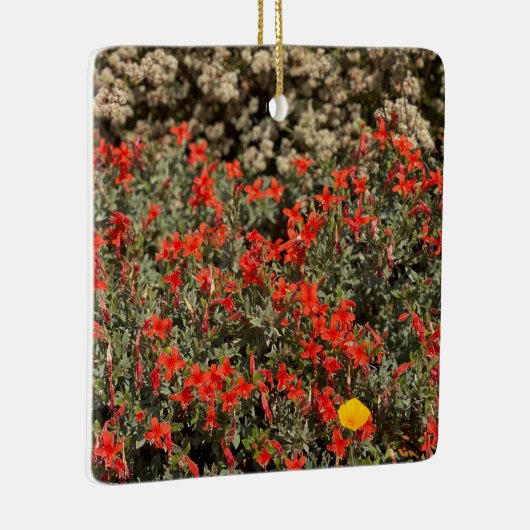 California Fuchsia Keramisch Ornament (Rechts)