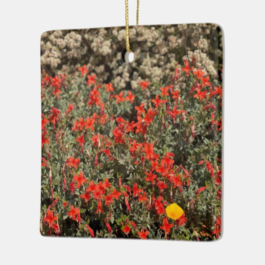 California Fuchsia Keramisch Ornament (Links)