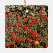 California Fuchsia Keramisch Ornament (Voorkant)