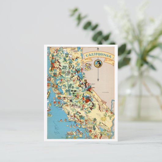 California Funny  kaart (Staand voorkant)