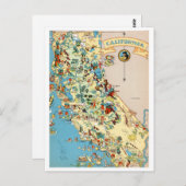 California Funny  kaart (Voorkant / Achterkant)