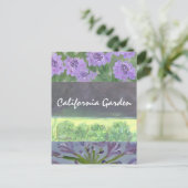 California Garden Briefkaart (Staand voorkant)