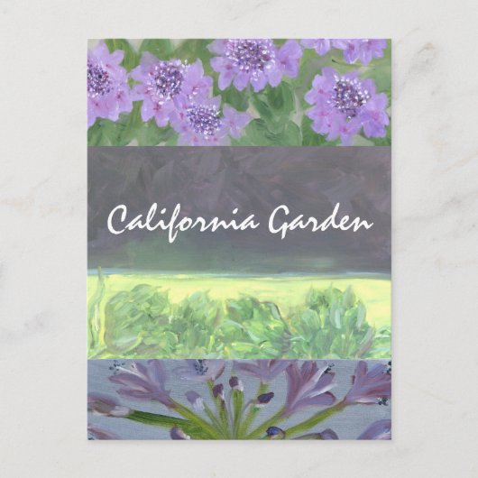 California Garden Briefkaart (Voorkant)
