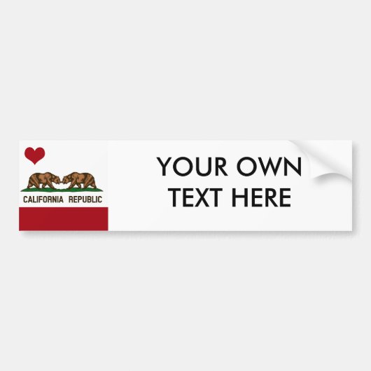 CALIFORNIA GAY MARRIAGE FLAG SQUARE -.png Bumpersticker (Voorkant)