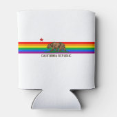 California Gay Pride Flag Blikjeskoeler (Achterkant)