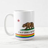 California Gay Pride Flag Koffiemok (Links)