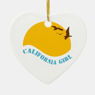 California Girl Keramisch Ornament