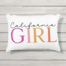 “California Girl” Kleurrijke Typografie