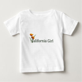 California Girl Poppies 2 Infants LS T-shirt