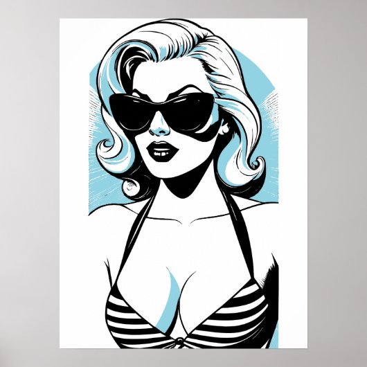 California Girl Poster (Voorkant)
