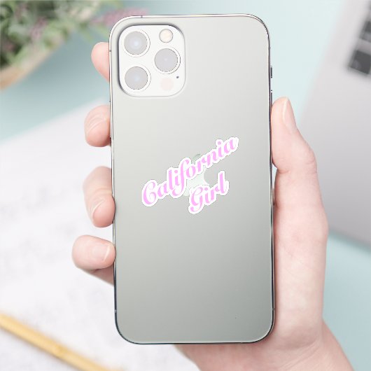 California Girl Sticker (Telefoon)