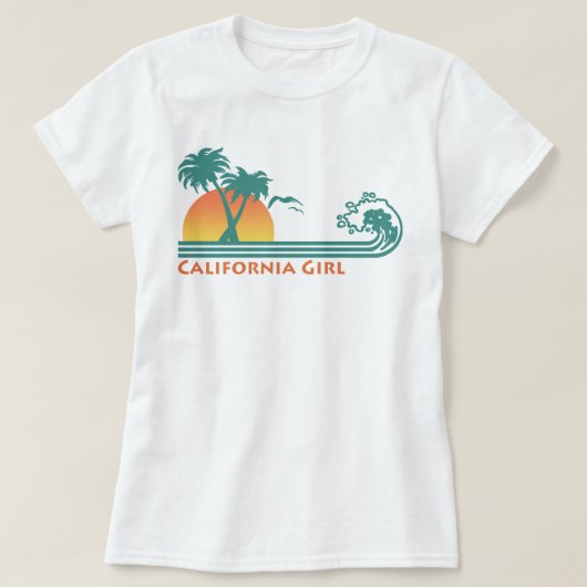California Girl T-shirt (Design voorkant)