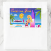 California Girls Rechthoekige Sticker (Tas)