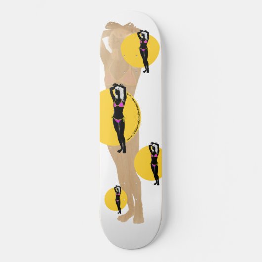California Girls Skateboards - Courtney Logo (Voorkant)