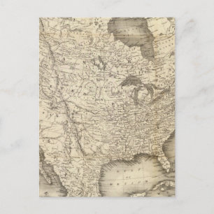 California Gold Rush Briefkaart