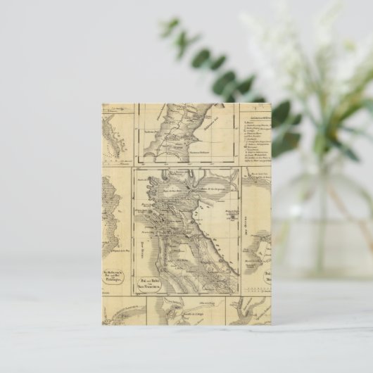 California Gold Rush Briefkaart (Staand voorkant)