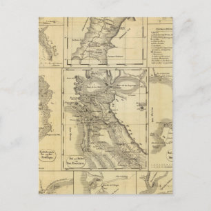 California Gold Rush Briefkaart