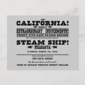 California Gold Rush Briefkaart (Voorkant)