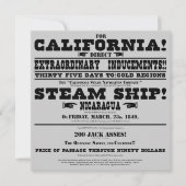 California Gold Rush Handbill (Voorkant)