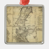 California Gold Rush Metalen Ornament (Voorkant)