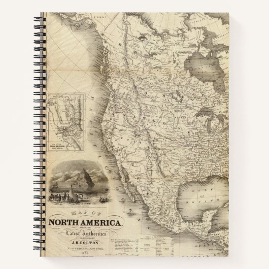 California Gold Rush Notitieboek (Voorkant)