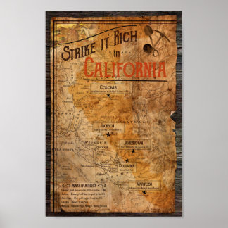 California Gold Rush-Poster Poster