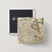 California Gold Rush Vierkante Button 5,1 Cm (Voorkant /achterkant)