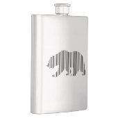 CALIFORNIA GOLDEN BEER BAR CODE Patroon Design Heupfles (Rechts)
