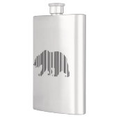 CALIFORNIA GOLDEN BEER BAR CODE Patroon Design Heupfles (Links)