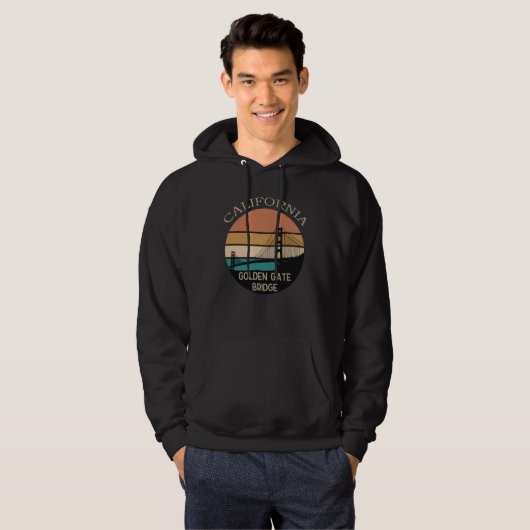 California Golden Gate Bridge Hoodie (Voorkant volledig)