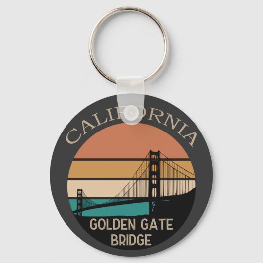 California Golden Gate Bridge Sleutelhanger (Voorkant)