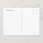 California Golden Poppies tegen Blue Sky Briefkaart (Achterkant)