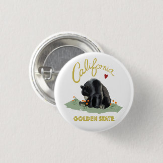California Golden State Beer Ronde Button 3,2 Cm