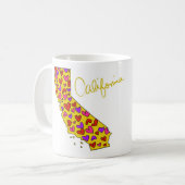 California Golden State Love Mok (Voorkant links)