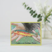 California Golden Trout Briefkaart (Staand voorkant)