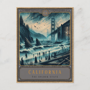 California Gotische kunst Briefkaart